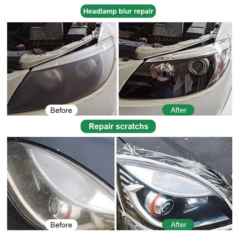 Headlight Lens Restoration Kit Set Of 2
