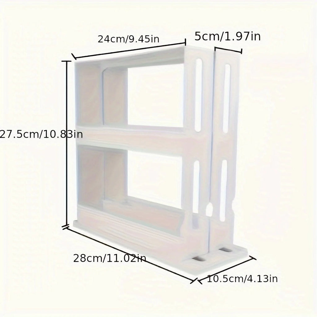 Spice Rack Organizer with Swivel Shelves