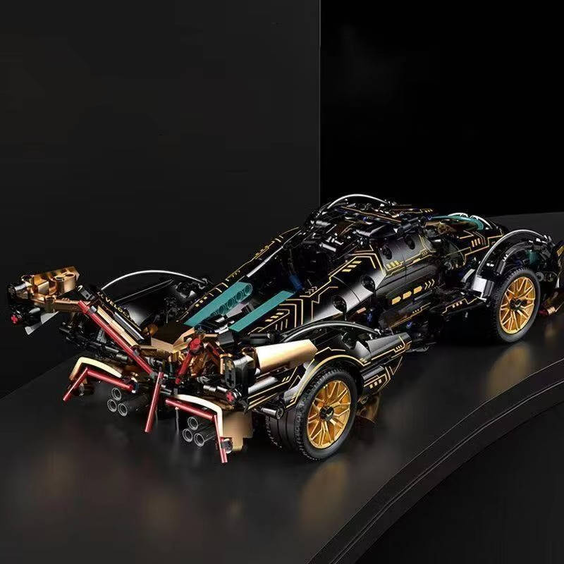 1690 Piece V12 Model Car Building Block Set