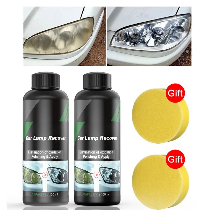 Headlight Lens Restoration Kit Set Of 2