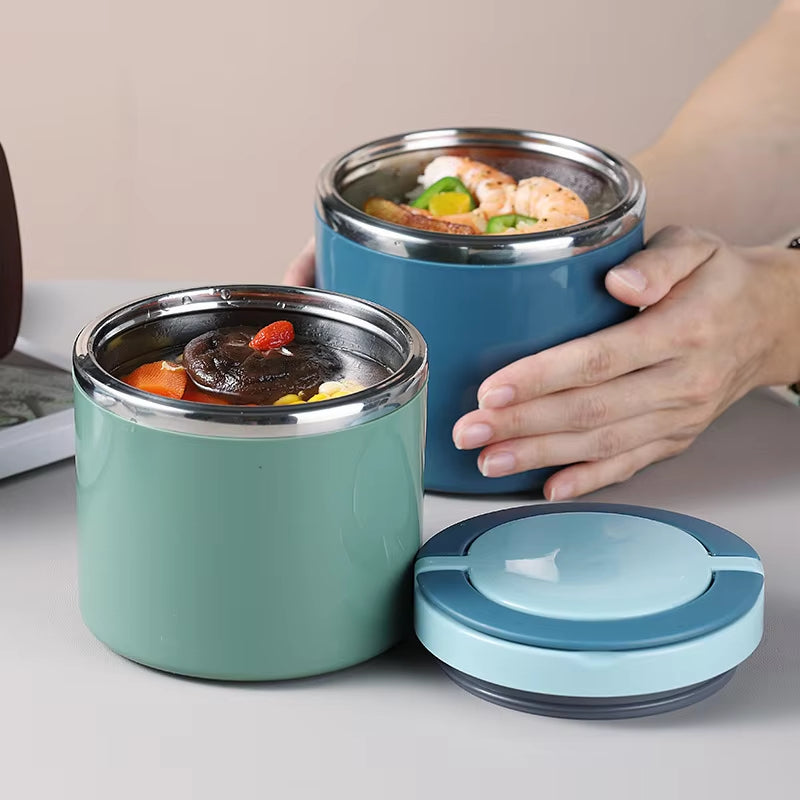 Stainless Steel Insulated Food Container – Leak-Proof, 630ml or 1000ml & BPA-Free