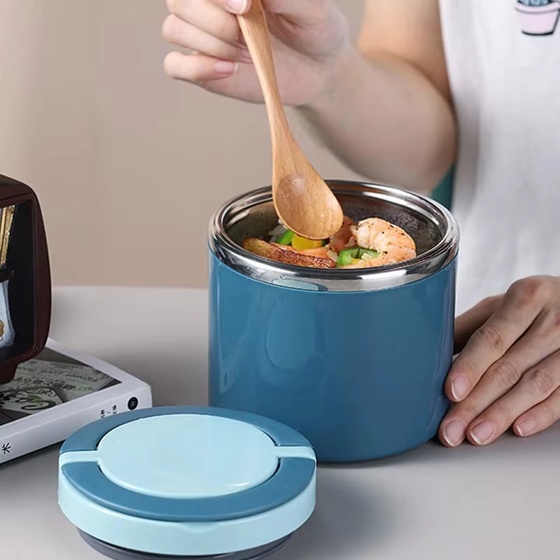 Stainless Steel Insulated Food Container – Leak-Proof, 630ml or 1000ml & BPA-Free