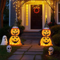 Collapsible Lighted Halloween Pumpkin Decoration, Indoor and Outdoor