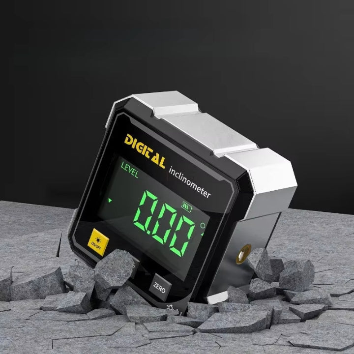 Digital Laser Inclinometer – Precise Angle Measurement & Multi-Surface Levelling