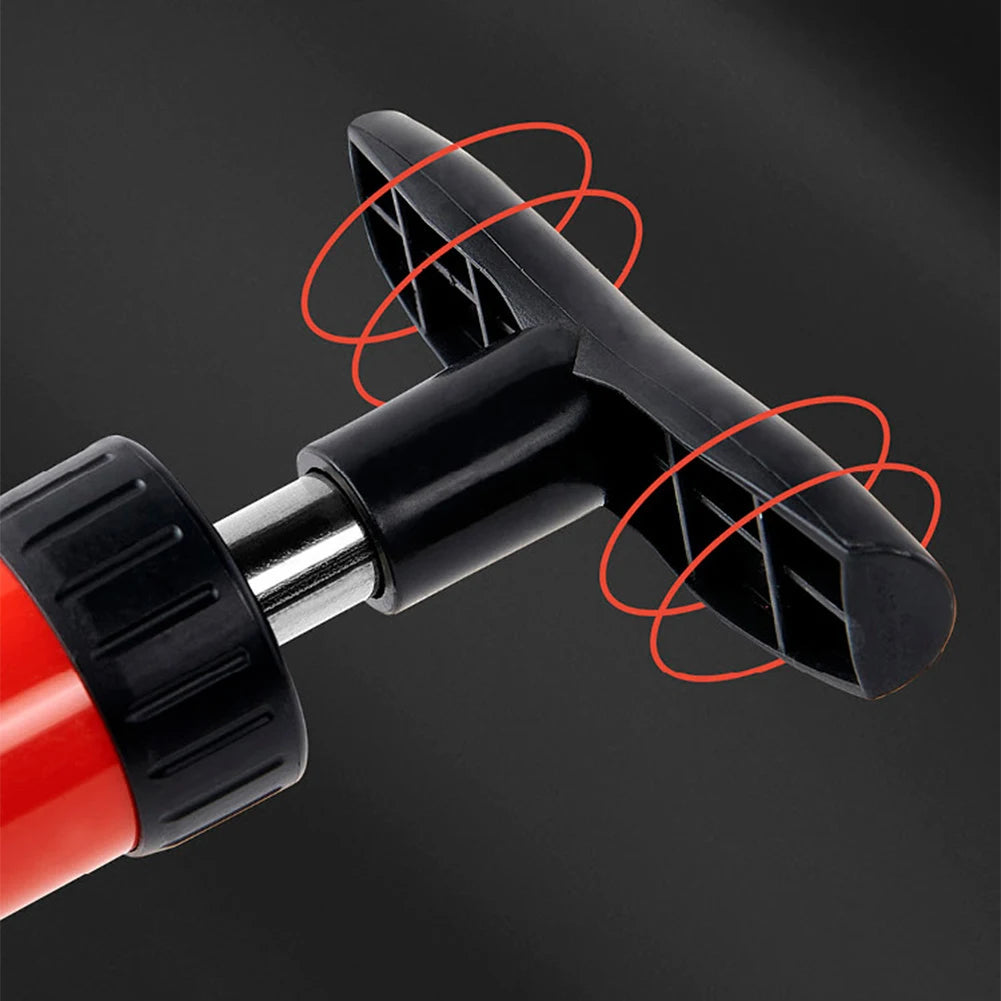 High-Pressure Drain Cleaner – No Chemicals, Clears Blockages & 3 Adapter Sizes