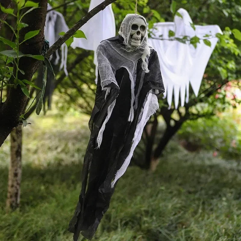 Halloween Hanging Ghost Decorations Skull