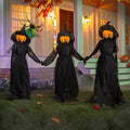 Witch Legs Halloween Garden Stake with Light-Up Stockings