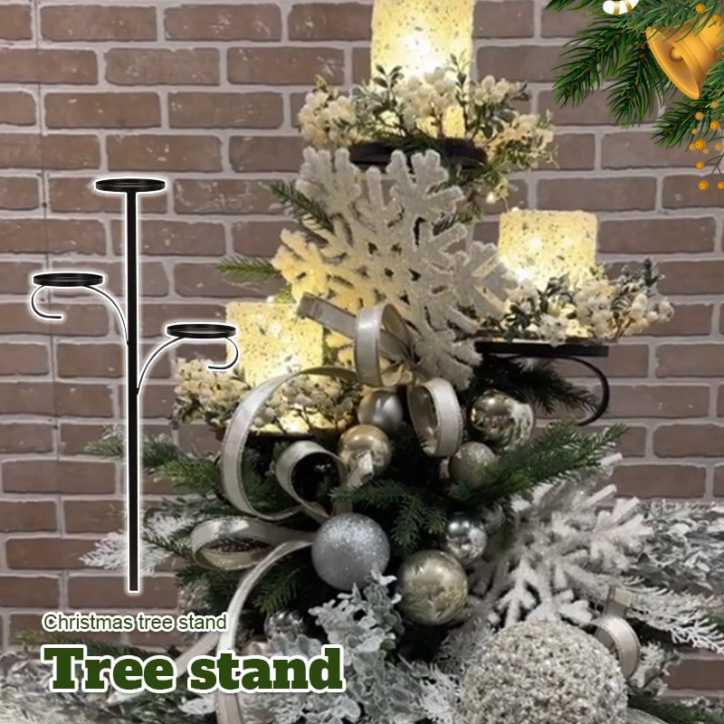 Shelf for Christmas Tree Triple Tree Topper Display