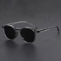 Men's Retro Round Sunglasses – Tortoiseshell Lightweight Frame & UV400