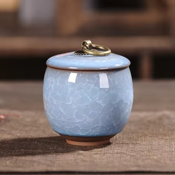 Handcrafted Ceramic Pet Urn – Memorial Keepsake for Dogs & Cats