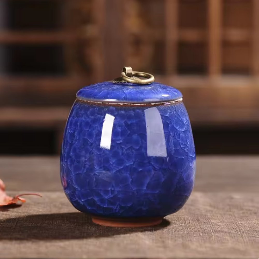 Handcrafted Ceramic Pet Urn – Memorial Keepsake for Dogs & Cats