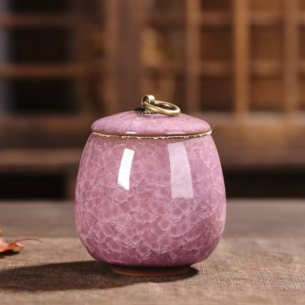 Handcrafted Ceramic Pet Urn – Memorial Keepsake for Dogs & Cats