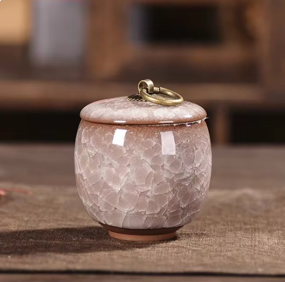 Handcrafted Ceramic Pet Urn – Memorial Keepsake for Dogs & Cats