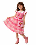 Girls’ Pink Princess Dress and Crossbody Bag Set