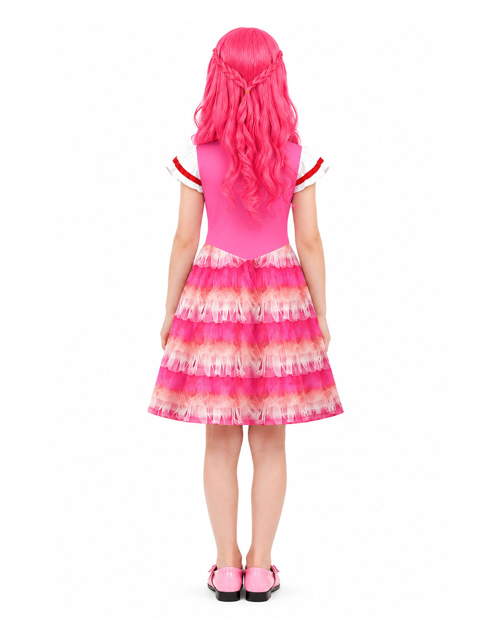Girls’ Pink Princess Dress and Crossbody Bag Set
