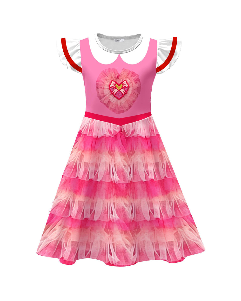 Girls’ Pink Princess Dress and Crossbody Bag Set