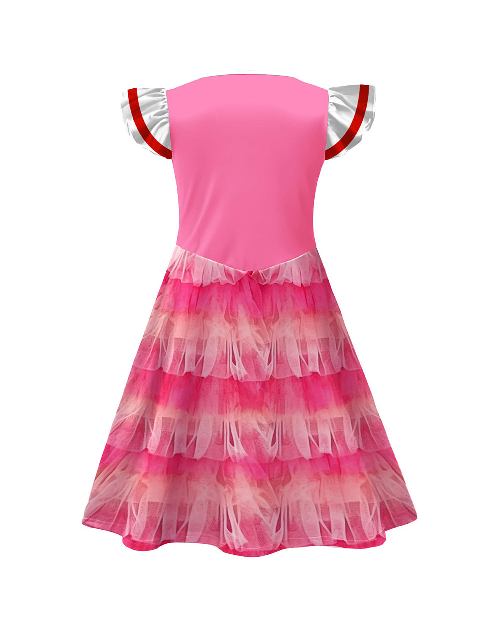 Girls’ Pink Princess Dress and Crossbody Bag Set