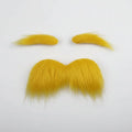 Adhesive Mustache and Eyebrow Costume Set