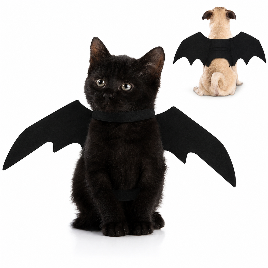 Black Bat Wing Pet Costume