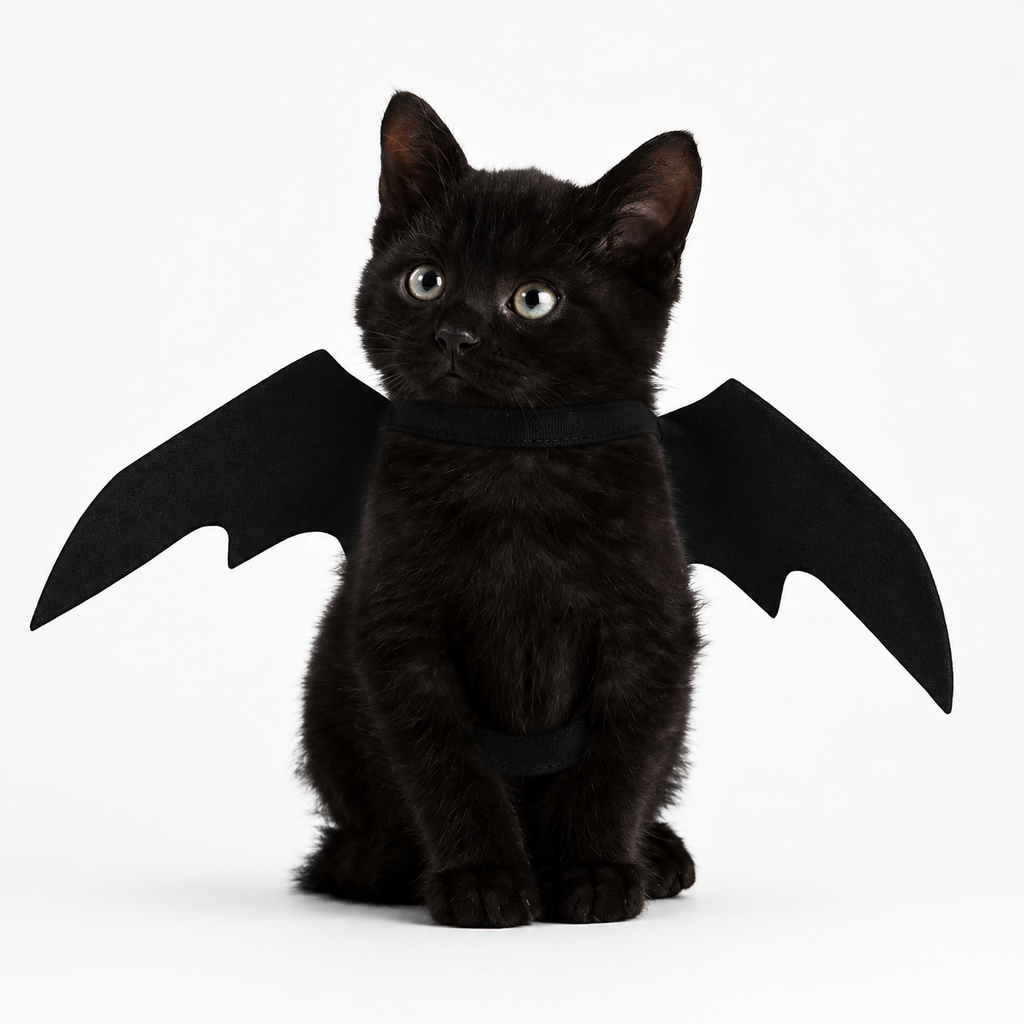 Black Bat Wing Pet Costume