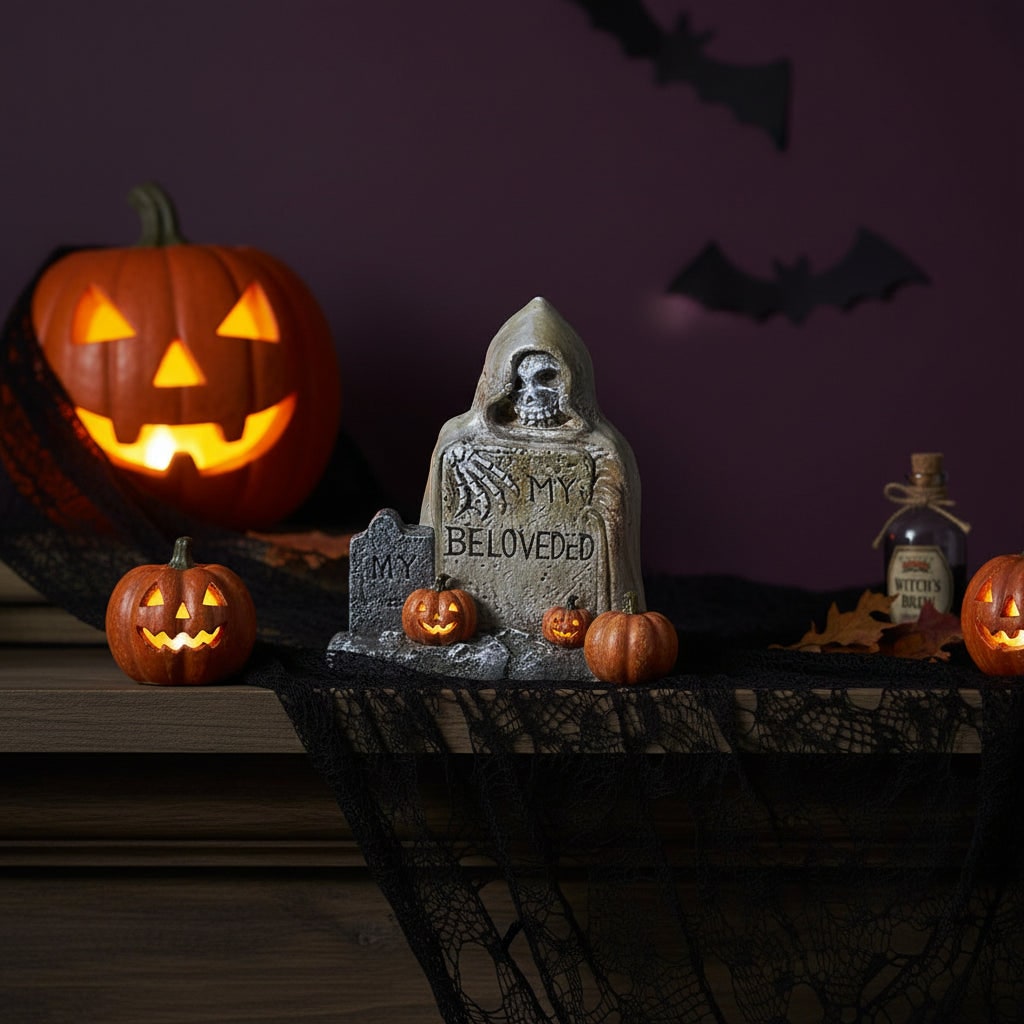 Halloween Gravestone Table Decoration