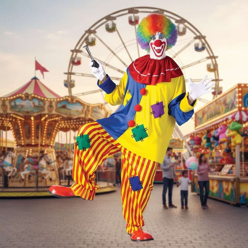 Adult Clown Halloween Costume