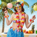 Hawaiian Hula Halloween Party Costume Set