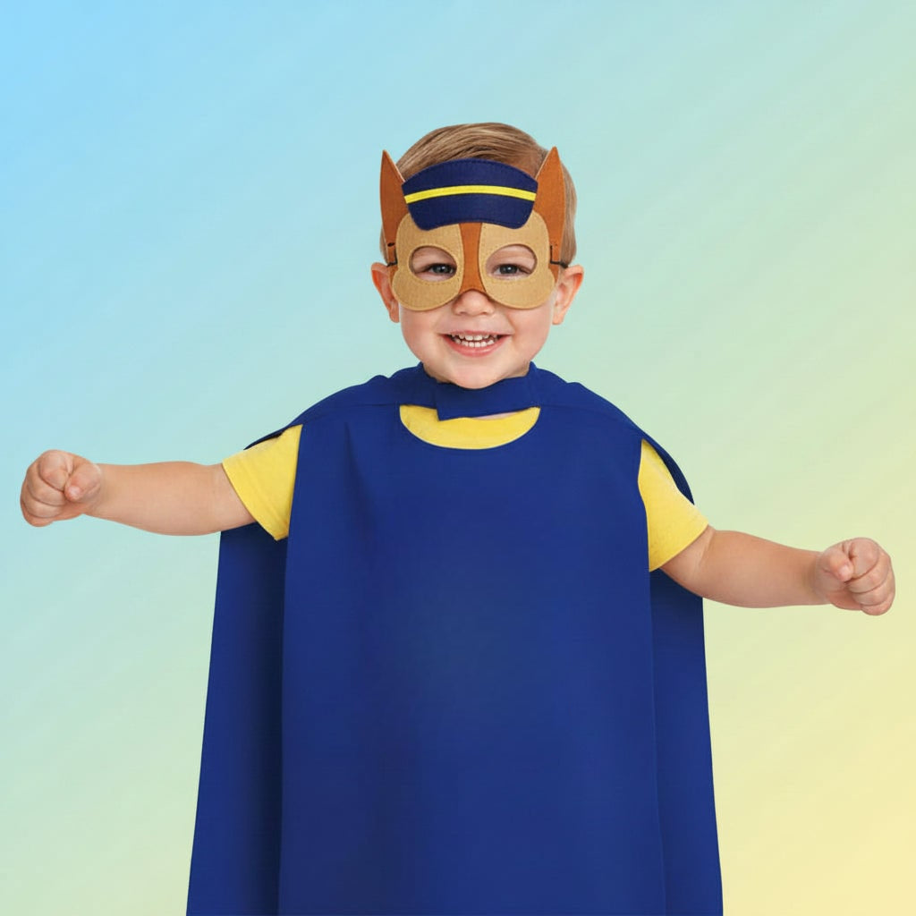 Children’s Cape and Mask Costume Set