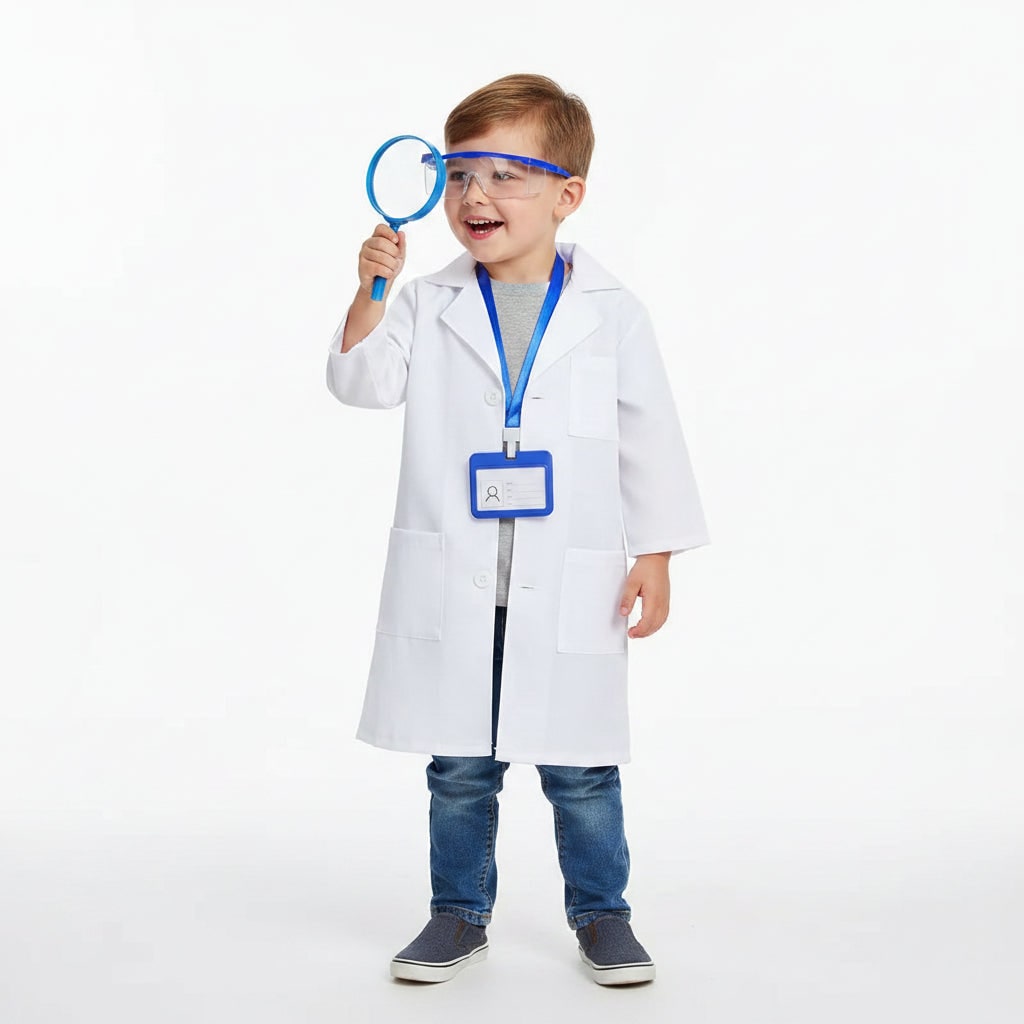 Kids' Doctor Lab Coat Halloween Costume Set