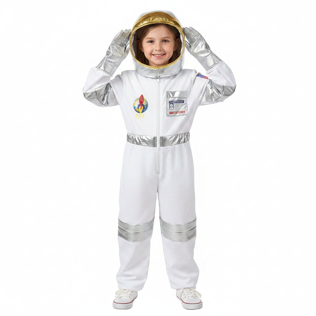 Kids' Space Explorer Halloween Jumpsuit Costume