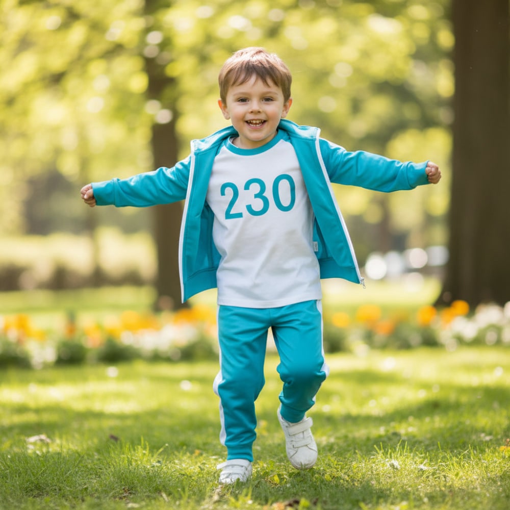 Kids' 3-Piece Tracksuit Halloween Dress-Up Costume Set