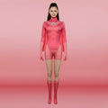 Women's Superhero Halloween Jumpsuit Costume