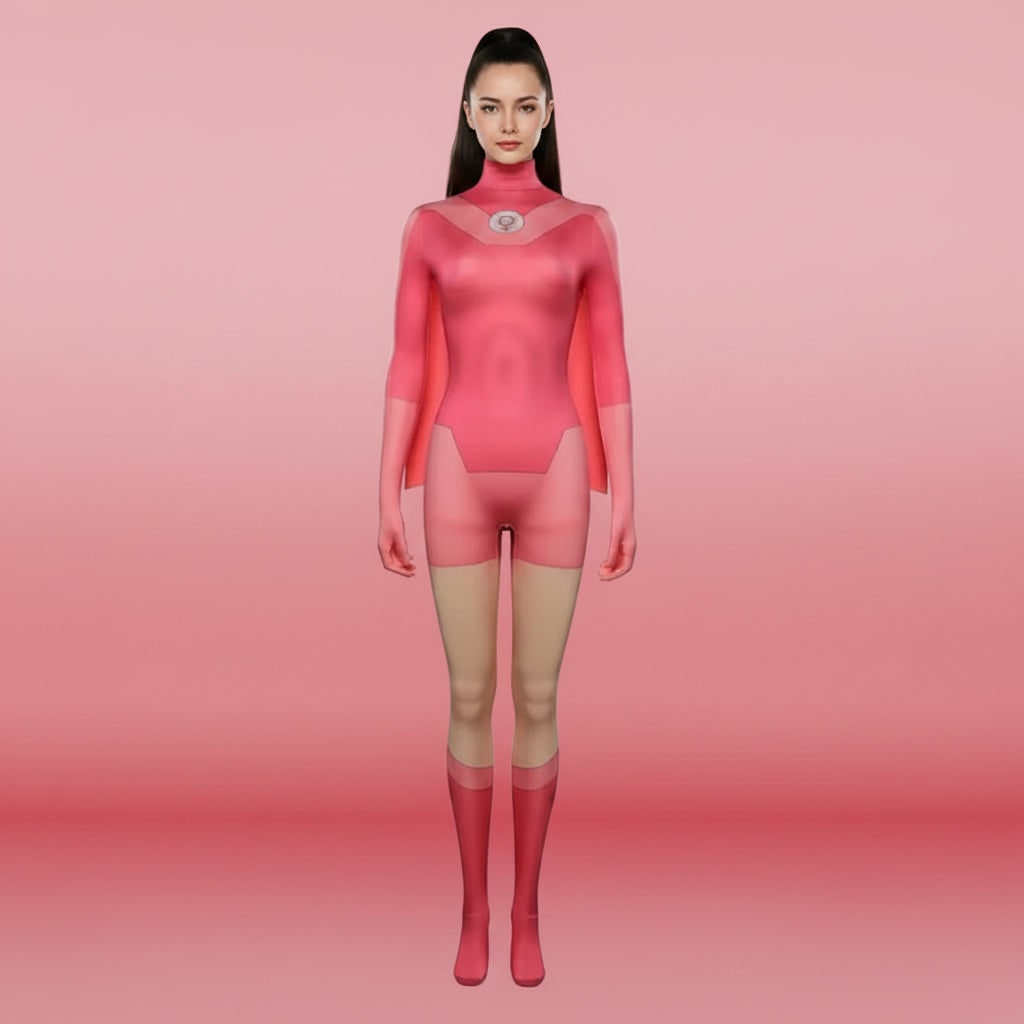 Women's Superhero Halloween Jumpsuit Costume