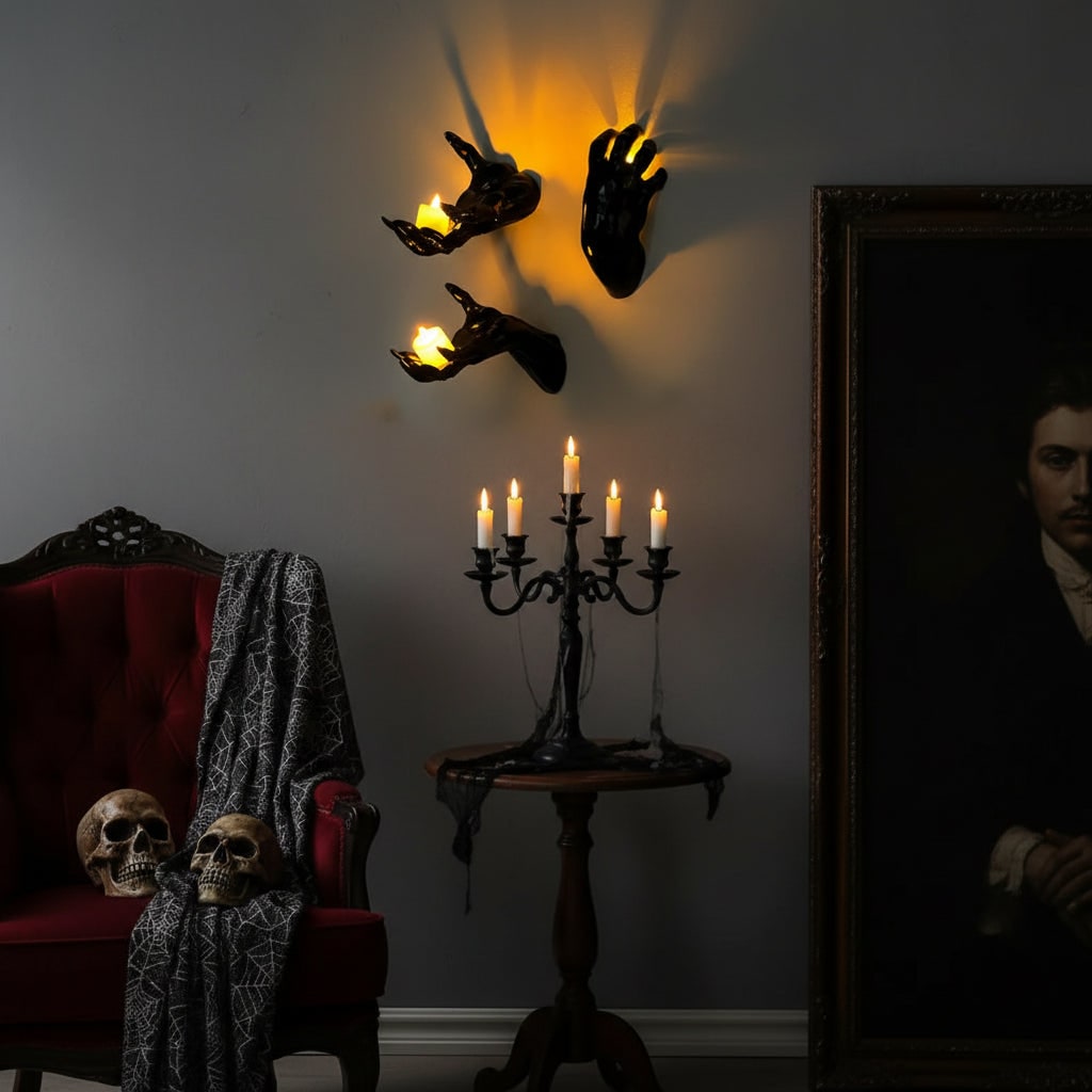 3D Gothic Halloween Wall Art Home Decor
