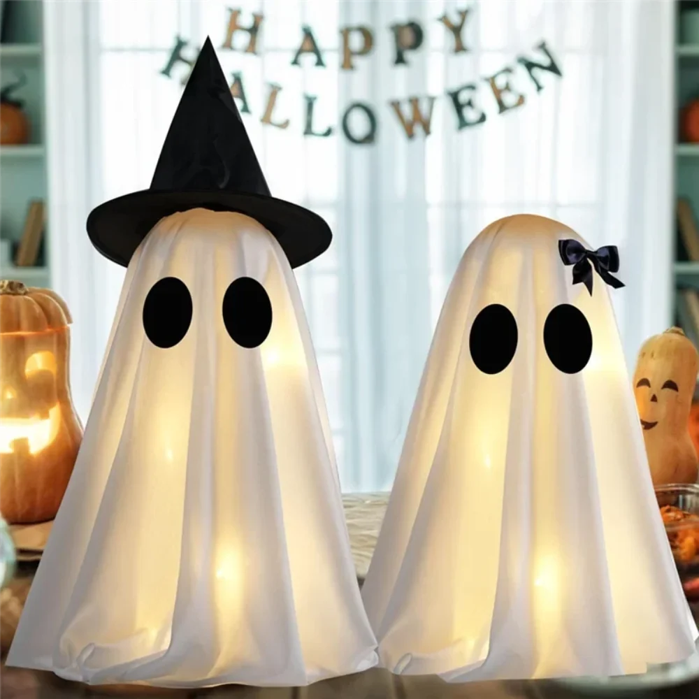 2-Piece Halloween Ghost Figurine Set