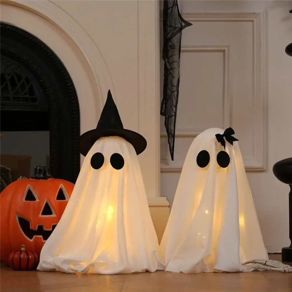 2-Piece Halloween Ghost Figurine Set