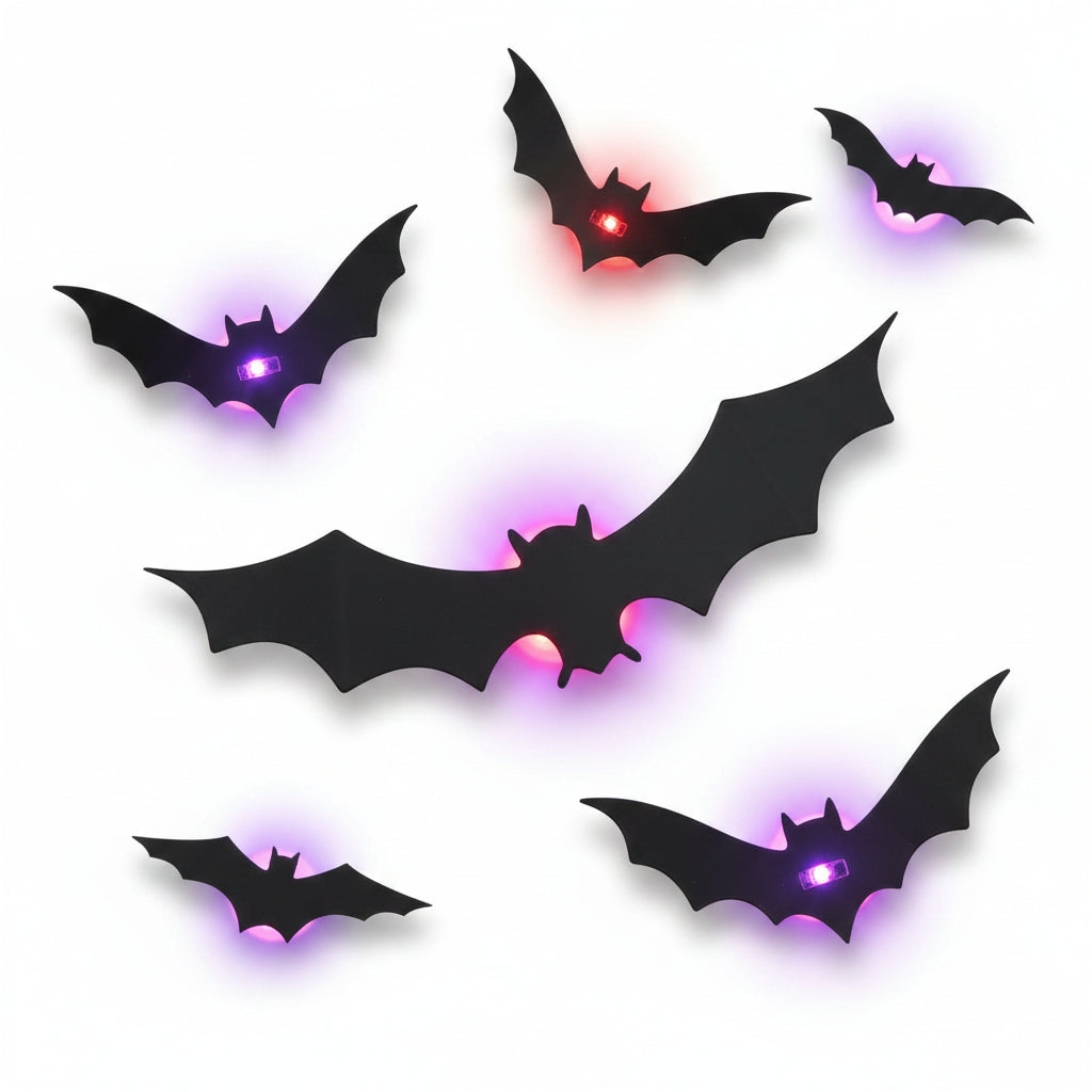 3D Bat Wall Decoration Set