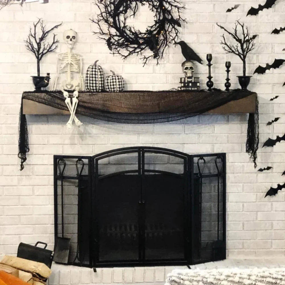 Halloween Spider Web Gauze Netting
