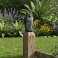 Realistic Owl Garden Halloween Yard Statue