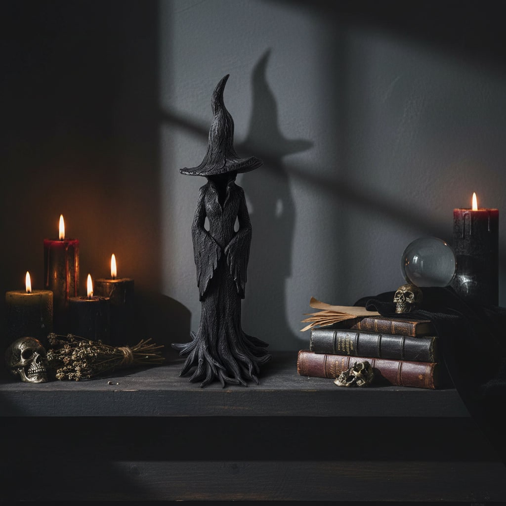 Witch Decoration Halloween Home Decor Figurine