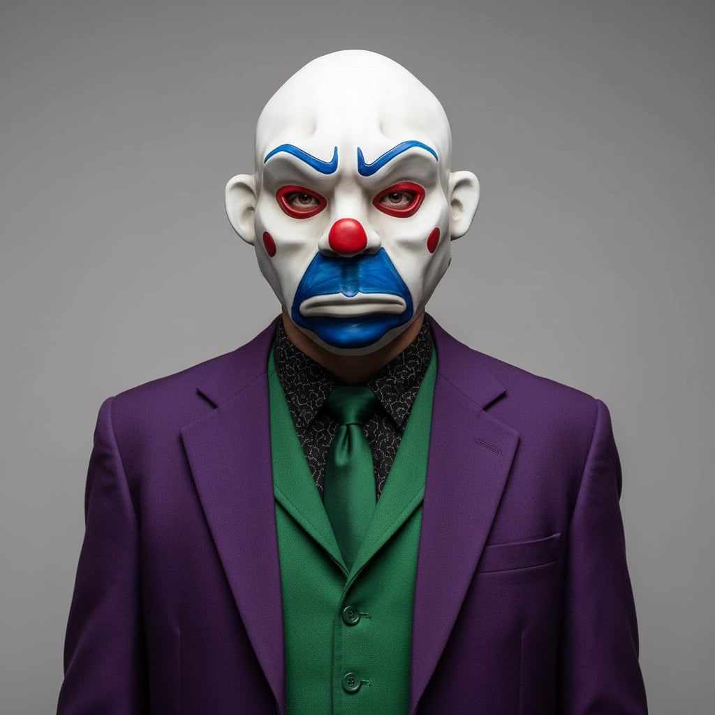 Scary Clown Full-Face Halloween Mask