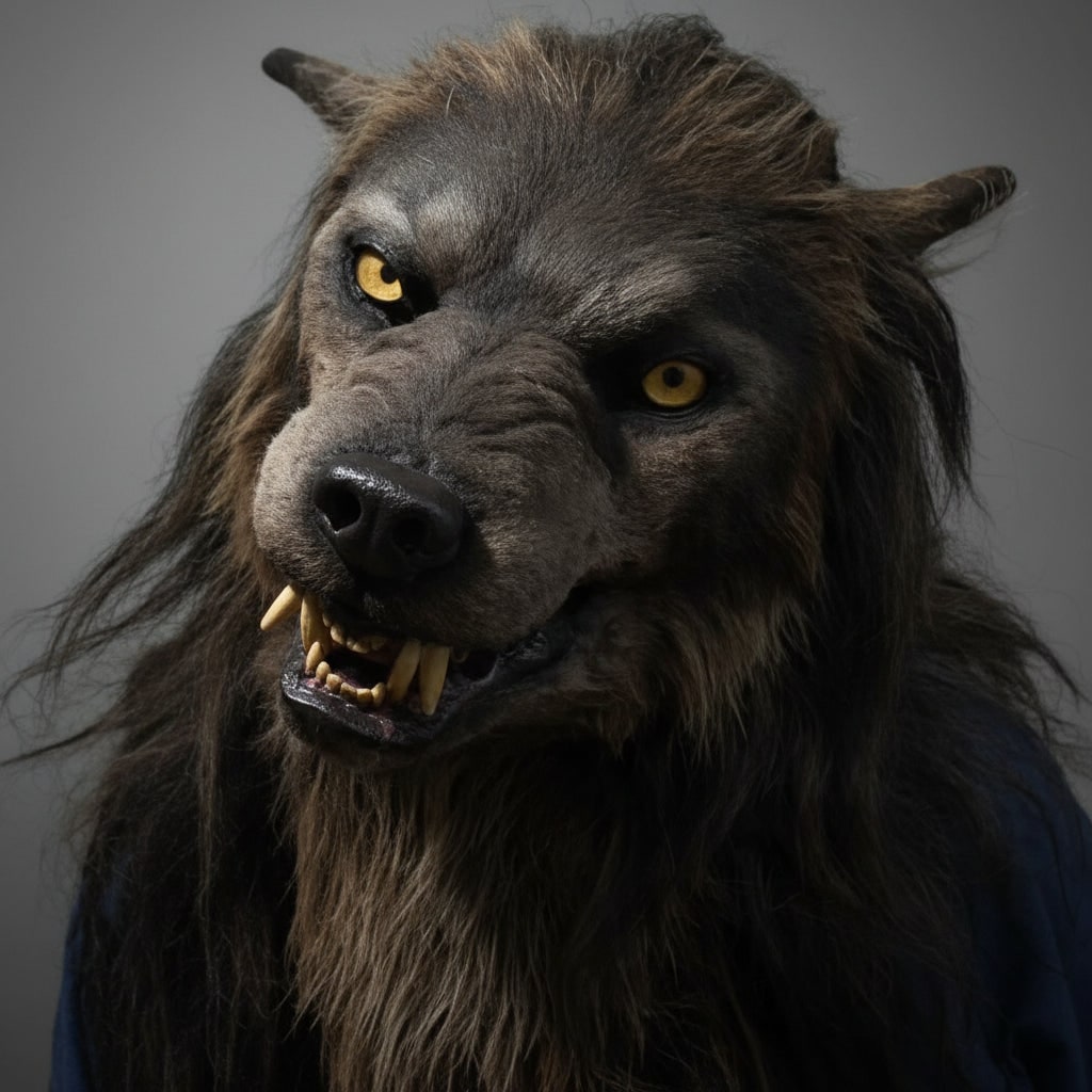 Horror Wolf Halloween Mask - Scary Costume