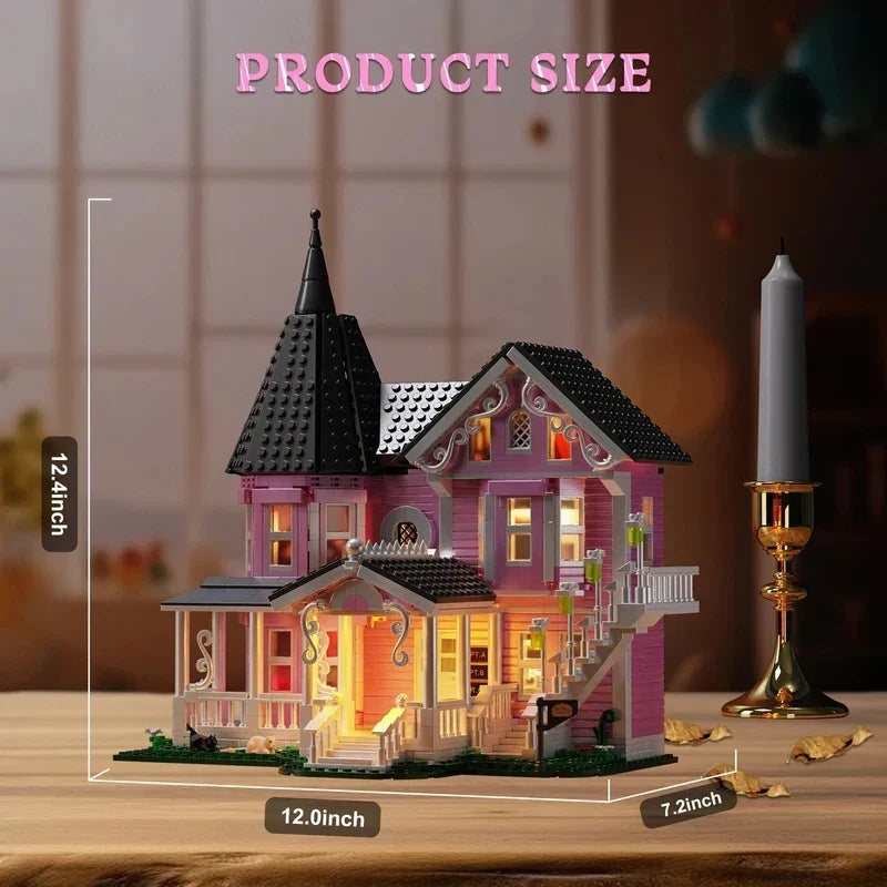 1,349-Piece Illuminated Halloween Building Block Set