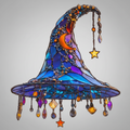 Decorative Halloween Witch Hat