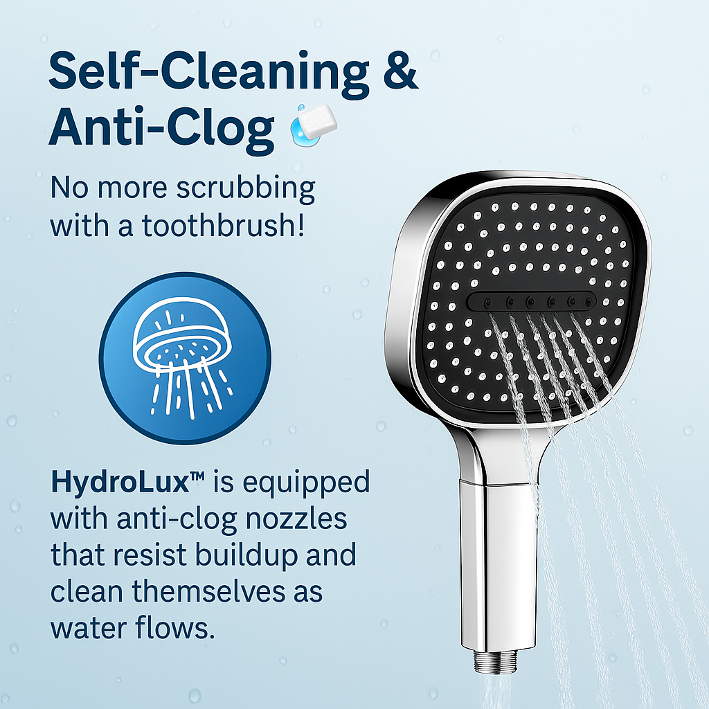 High-Pressure Shower Head – Turbo Boost Technology & Water Filtration