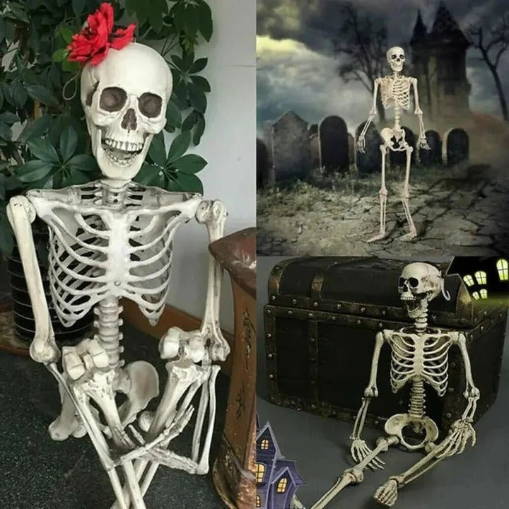 Creepy Poseable Skeleton Halloween Decoration