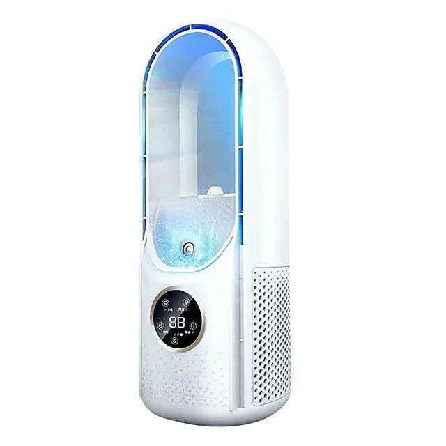 Bladeless Portable Air Conditioner – Silent 3-Speed Personal Cooling