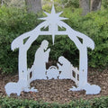 Outdoor Christmas Nativity Set Holy Night 4-Piece Yard Display