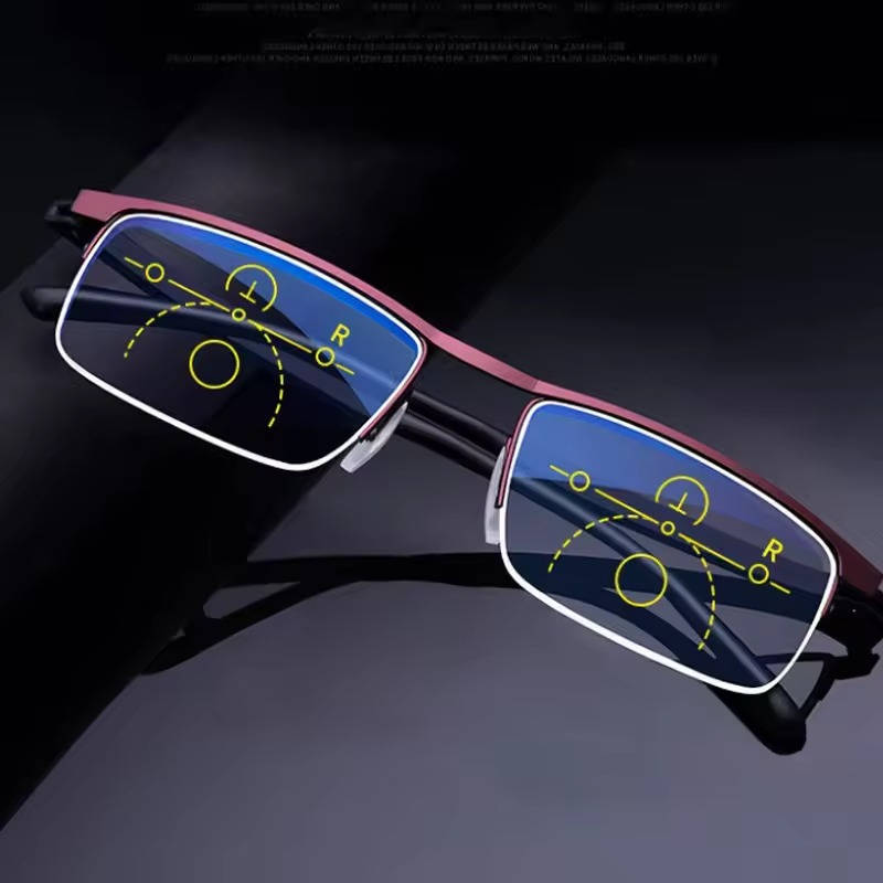 Smart German Progressive Glasses – Multifocal Intelligent Reading & Distance Eyewear
