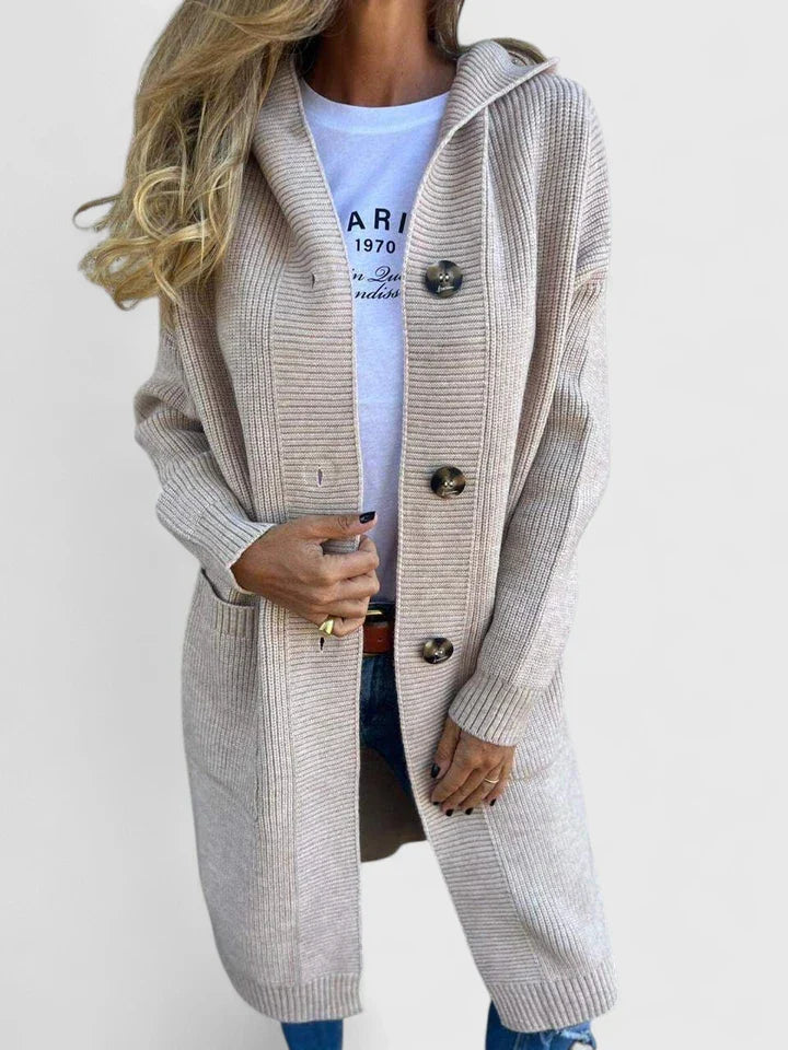 Women's Cardigan – Comfortable Knit, Relaxed Fit